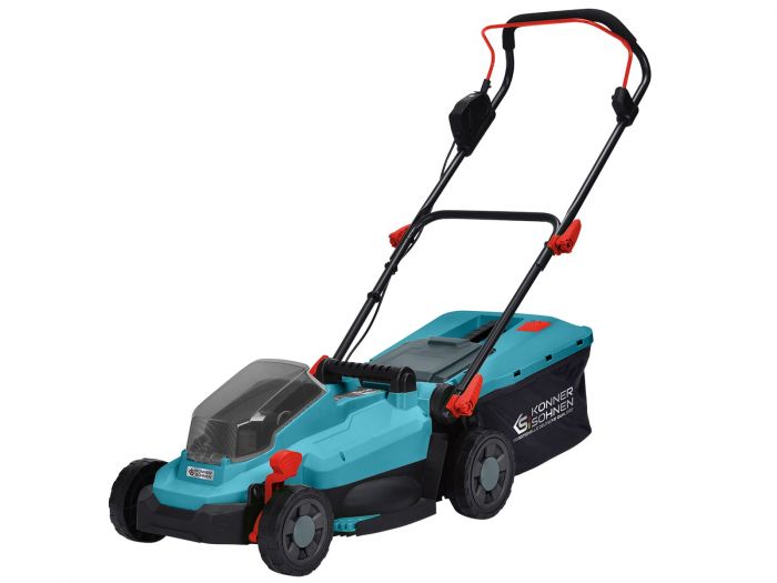 Газонокосарка акумуляторна Konner&Sohnen KS 33LM-20V 20В 33см 30л 25-75мм 14кг (без АКБ та ЗП)