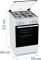 Плита Gorenje комбінована, 62л, 50x60см, газ-контроль, емальовані, білий