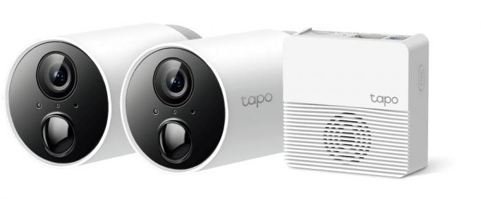 Розумна бездротова система відеоспостереження, система з двома камерами TP-LINK Tapo C400 2MP N300 зовнішня поворотна
