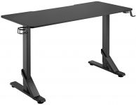 Стіл комп'ютерний 2E GAMING KIRIN RGB, 136х60x71/76/81см, чорний Стіл комп'ютерний 2E GAMING KIRIN RGB, 136х60x71/76/81см, чорний