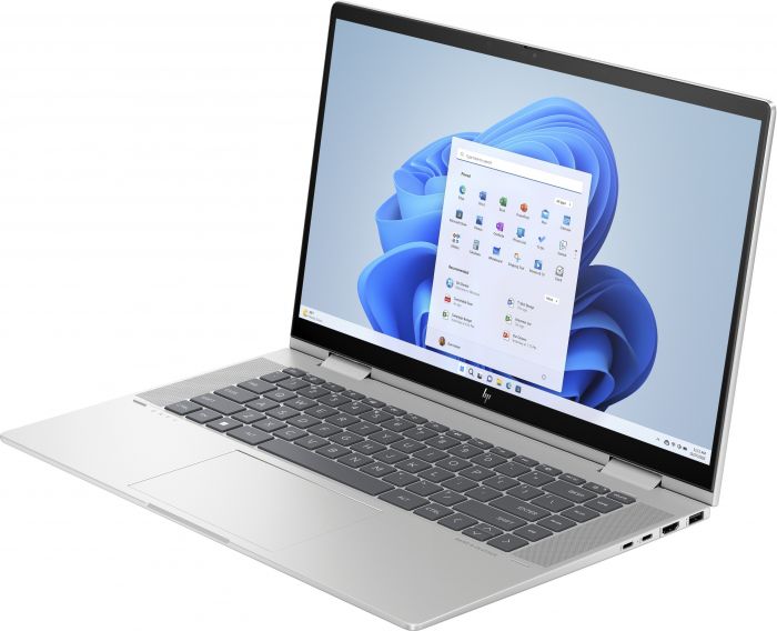 Ноутбук HP ENVY x360 15-fe0003ua 15.6" FHD IPS Touch, Intel i5-1335U, 16GB, F1024GB, UMA, Win11, сріблястий