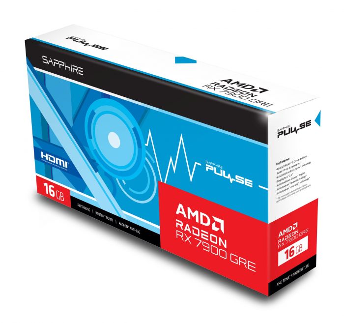 Відеокарта Sapphire Radeon RX 7900 GRE 16GB GDDR6 PULSE GAMING OC