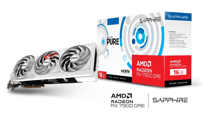 Відеокарта Sapphire Radeon RX 7900 GRE 16GB GDDR6 PURE GAMING OC