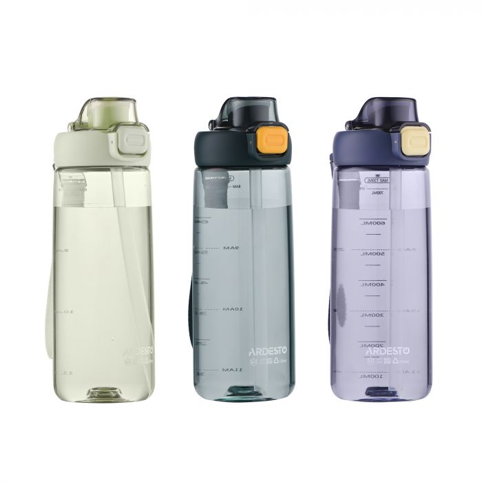 Пляшка для води Ardesto Trip, 720мл, пластик, зелений темний