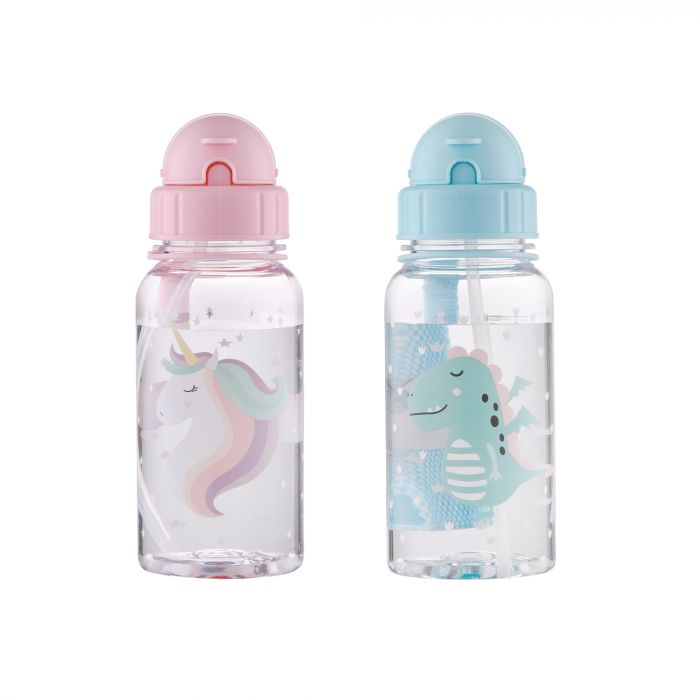 Пляшка для води дитяча Ardesto Unicorn, 500мл, пластик, рожевий