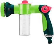 Зрошувач ручний з контейнером Verto, пінорозпилювач, плавне регулювання, багатофункціональний