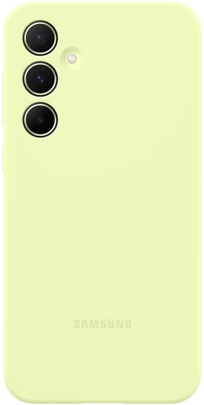 Чохол Samsung для Galaxy A55 (A556), Silicone Case, зелений світлий