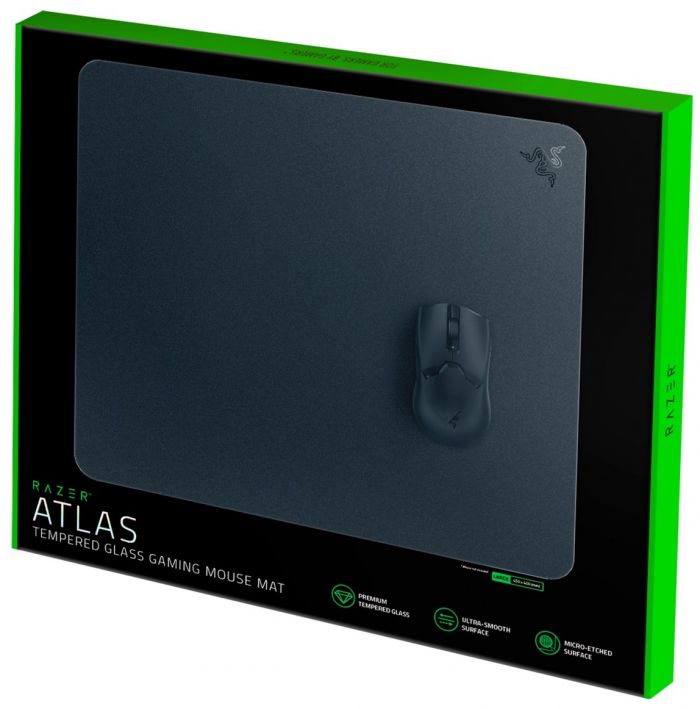 Ігрова поверхня Razer Atlas, L (450x400x5мм), чорний