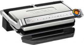 Гриль Tefal прижимний OptiGrill+ XL 2000Вт, темп. режимів-4, з`ємні пластини, алюміній, метал