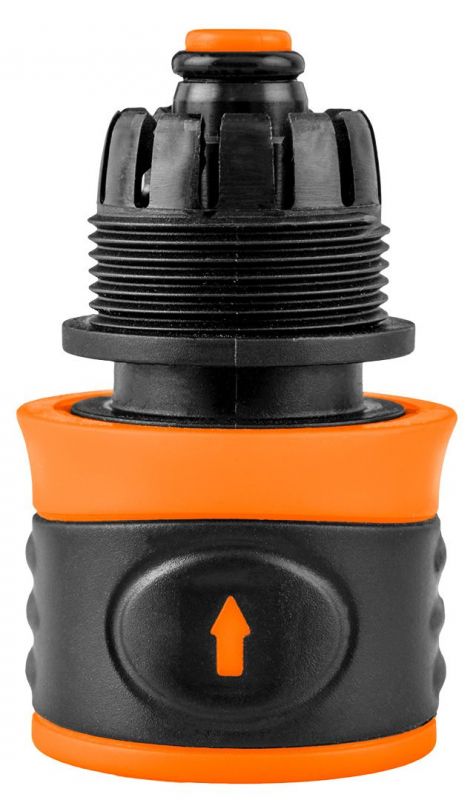 Конектор для шланга Neo Tools 1/2", з аквастопом, двокомпонентний