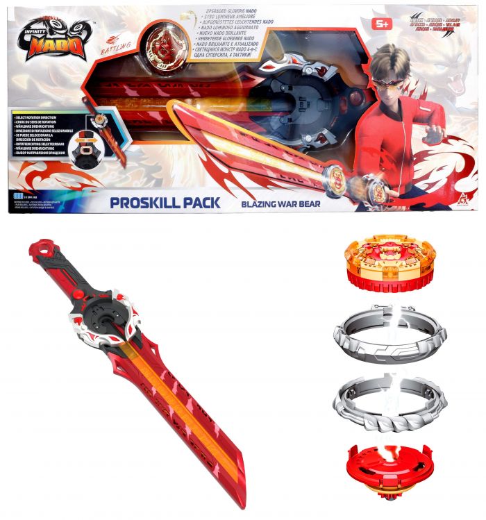 Дзиґа Infinity Nado VI Proskill Pack Палаючий Бойовий Ведмідь (Blazing War Bear)