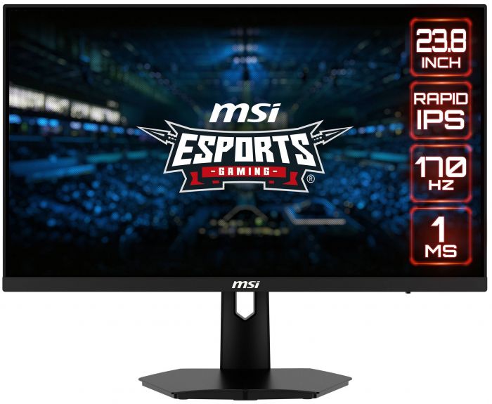 Монітор MSI 23.8" G244F 2xHDMI, DP, Audio, IPS, 170Hz, 1ms, sRGB 122%, FreeSync