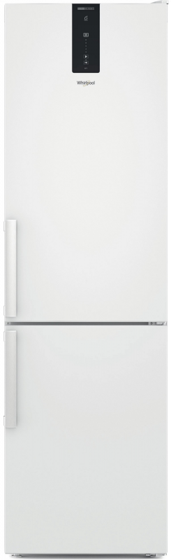 Холодильник Whirlpool з нижн. мороз., 202.7x59.6х67.8, холод.відд.-263л, мороз.відд.-104л, 2дв., А++, NF, інв., дисплей, зона нульова, білий