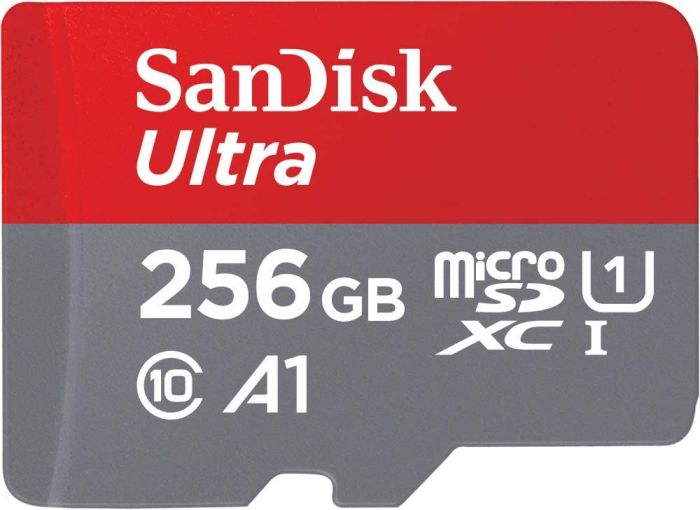Карта пам'яті SanDisk microSD  256GB C10 UHS-I R150MB/s Ultra