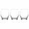 Набір склянок низьких Ardesto Loreto 370мл, 3шт, скло, прозорий