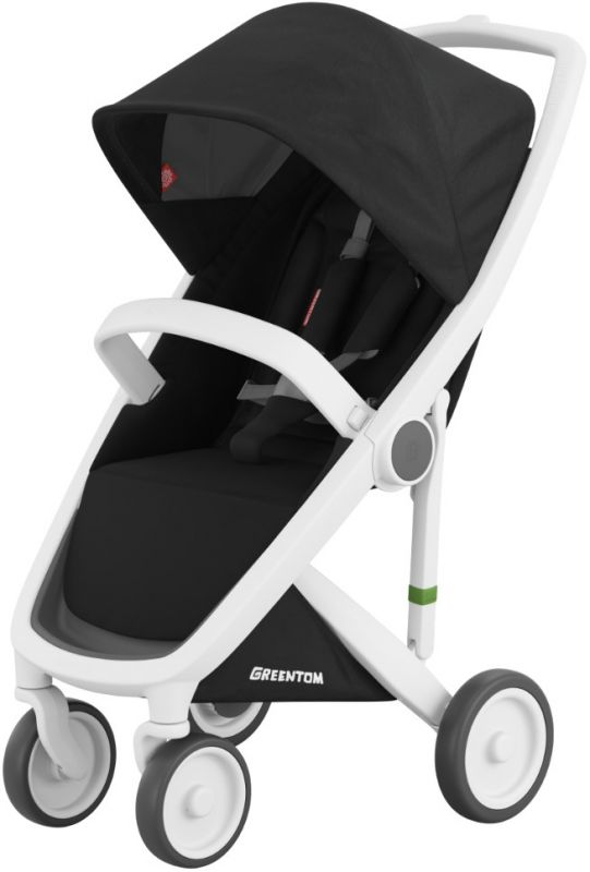 Прогулянкова коляска Greentom Classic Black-White