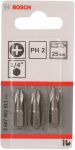 Біти Bosch Extra-Hart PH2, 25мм, 3шт