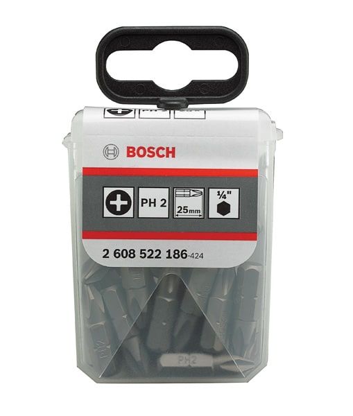 Насадка для загвинчування Bosch Extra-Hart PH2, 25мм, 25шт