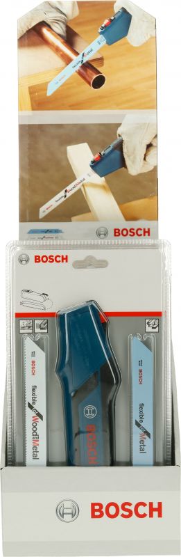 Рукоятка-тримач для шабельних полотен Bosch з 2 полотнами