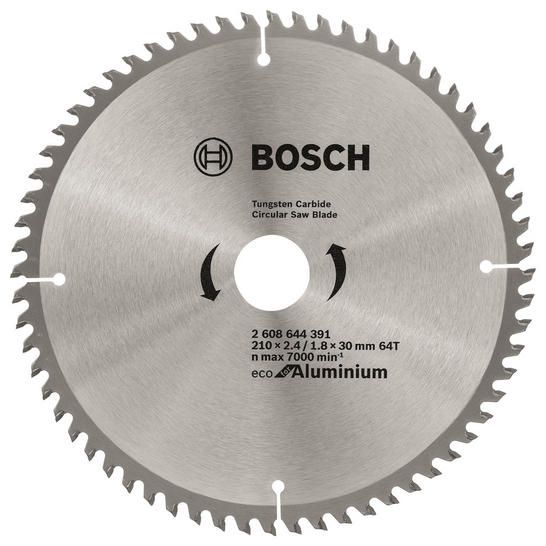 Диск пиляльний Bosch Eco for Aluminium 210x2.4x30-64T