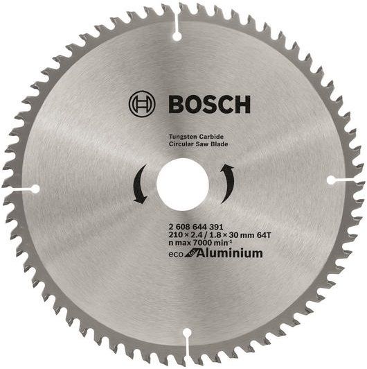 Диск пиляльний Bosch Eco for Aluminium 210x2.4x30-64T