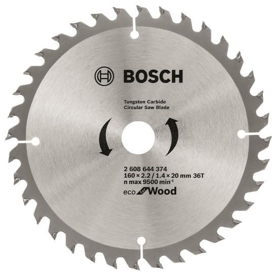 Диск пиляльний Bosch Eco for Wood 160x2.2x20-36T