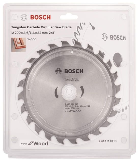 Диск пиляльний Bosch ECO WO 200x32-24T