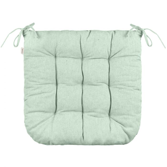 Подушка для стільця Ardesto Oliver, 40х40см, 100% бавовна, нап-ч: 50% холоф, 50% пп, аквамарин