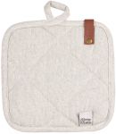 Прихватка Ardesto Oliver, 20х20см, 100% бавовна, нап-ч: ватин, сірий світлий