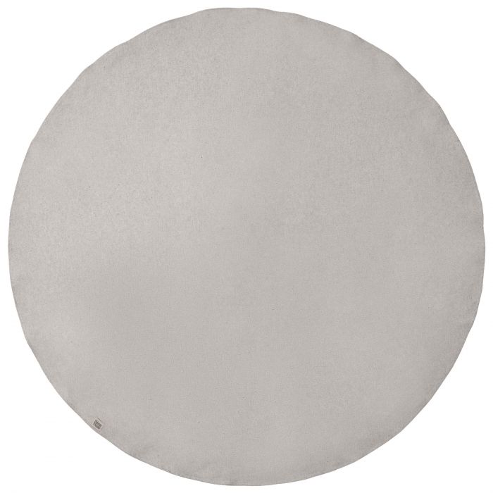 Скатертина Ardesto Oliver, 136см, 100% бавовна, сірий світлий