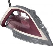 Праска Tefal Ultragliss Plus, 2800Вт, 270мл, паровий удар -260гр, постійна пара - 50гр, керам. підошва, бордово-сірий