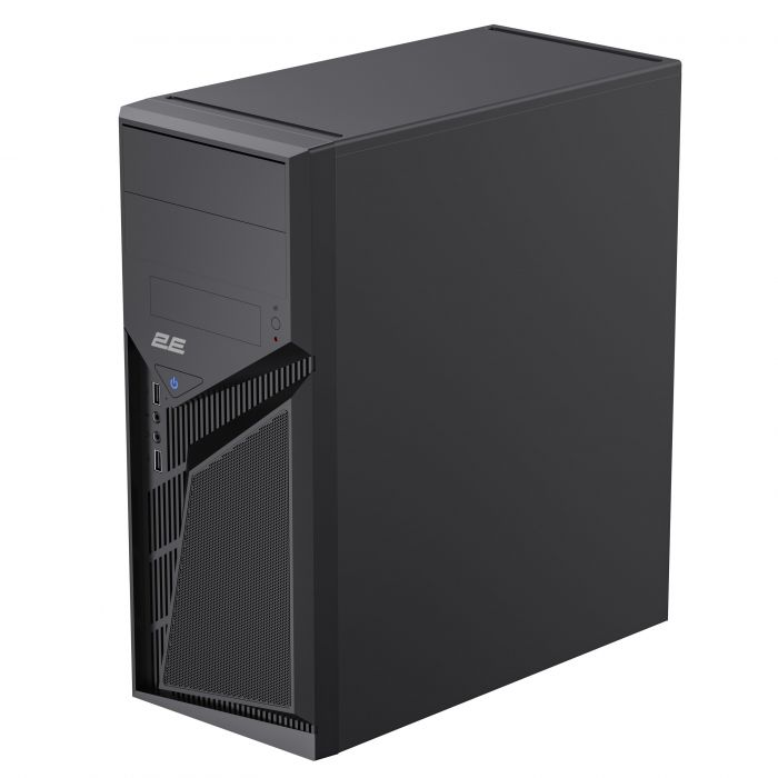 Корпус 2E TeamX TMX07 з БЖ 2E ATX400W 2xUSB2.0 1x80мм VGA 310мм, ATX чорний