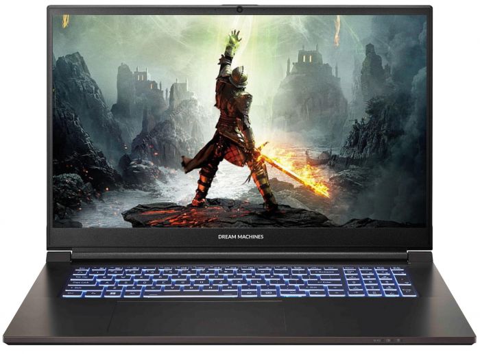 Ноутбук Dream Machines RG4070-17 17.3FHD IPS, Intel i7-14700HX, 16GB, F1TB, NVD4070-8, DOS, чорний