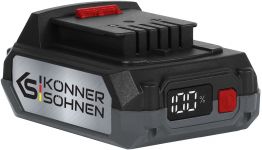 Акумулятор Konner&Sohnen KS 20V2-1, 20В, 2А·год, 0.47кг