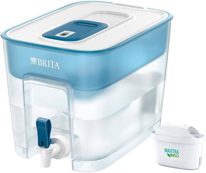 Фільтр-глечик Brita Flow Memo MXPro 8.2л (5.2л очищеної води) з фільтр-картриджем, синій