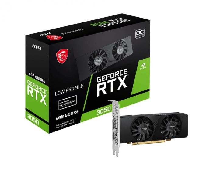 Відеокарта MSI GeForce RTX 3050 6GB GDDR6 LP OC