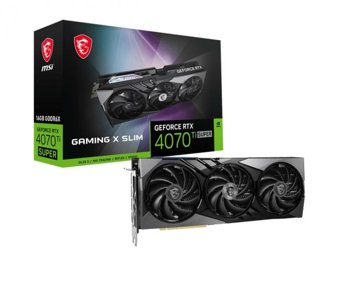 Відеокарта MSI GeForce RTX 4070 Ti SUPER 16GB GDDR6X GAMING X SLIM