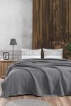 Плед Ardesto Pique 160х230см, 100% бавовна, сірий Плед Ardesto Pique 160х230см, 100% бавовна, сірий