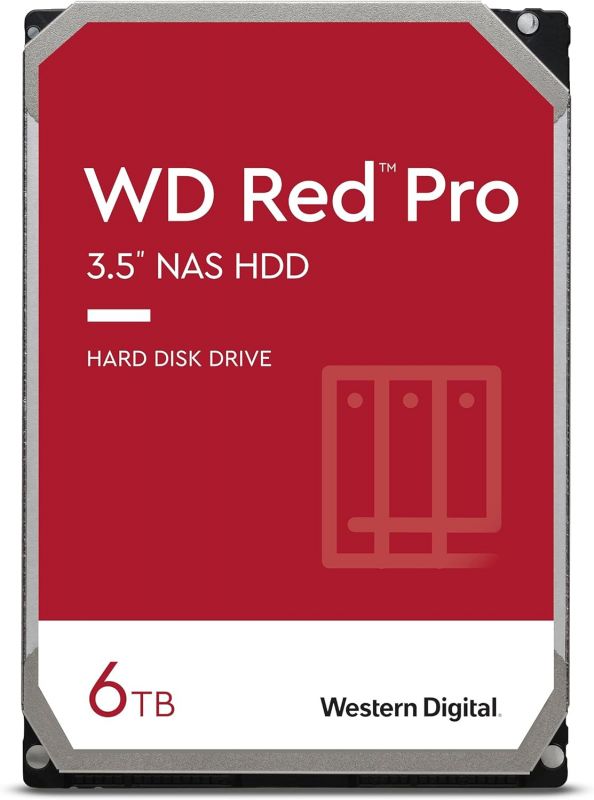 Жорсткий диск WD  6TB 3.5" 7200 256MB SATA Red Pro NAS