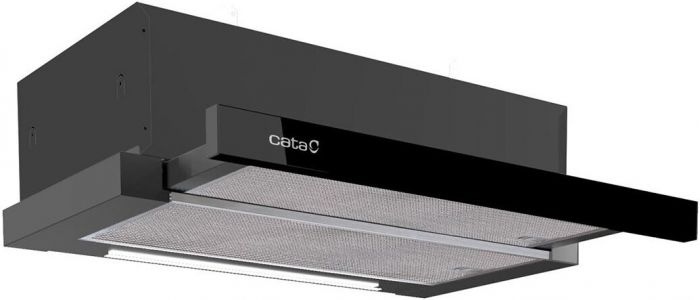 Витяжка Cata телескопічна, 60см, 698м.куб/год, TFH 6430 gbk, чорний