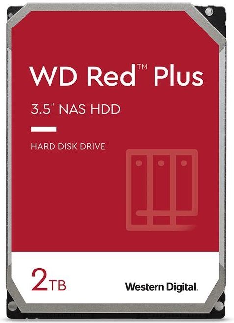 Жорсткий диск WD  2TB 3.5" 5400 64MB SATA Red Plus NAS