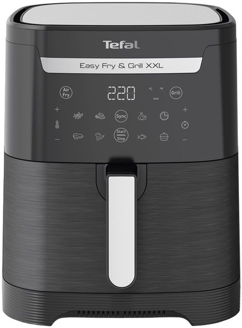 Мультипіч Tefal EasyFry&Grill XXL, 1830Вт, чаша-6.5л, сенсорне керув., 8 програм, пластик, чорний