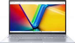 Ноутбук ASUS Vivobook 17X M3704YA-AU159 17.3" FHD IPS, AMD R5-7430U, 16GB, F1TB, UMA, noOS, Сріблястий