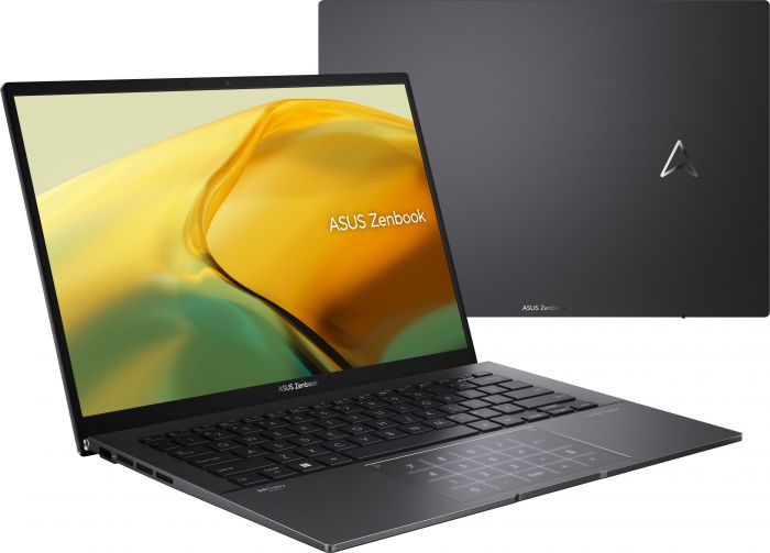 Ноутбук ASUS Zenbook 14 UM3402YA-KP751 14" WQXGA IPS, AMD R5-7430U, 16GB, F1TB, UMA, NoOS, Чорний