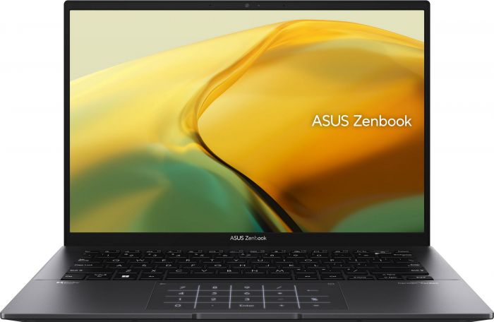 Ноутбук ASUS Zenbook 14 UM3402YA-KP751 14" WQXGA IPS, AMD R5-7430U, 16GB, F1TB, UMA, NoOS, Чорний