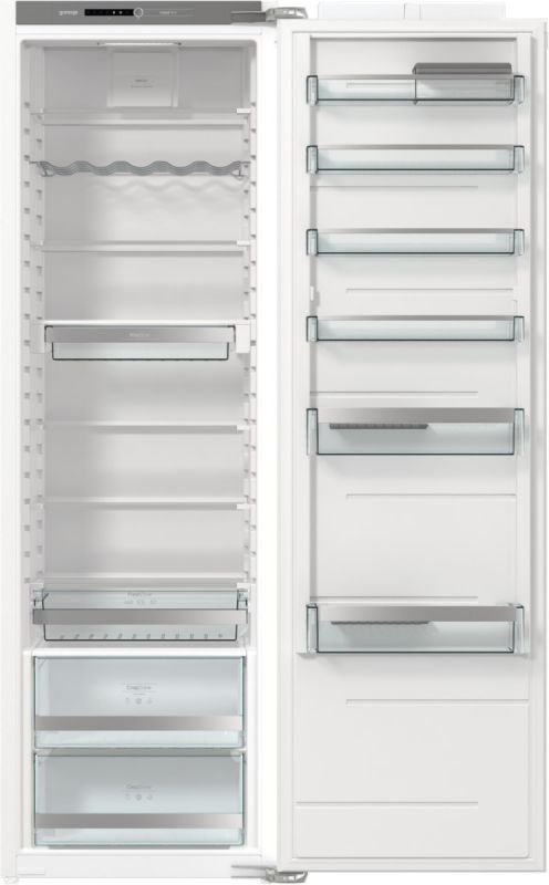 Холодильна камера Gorenje вбудована, 177x55,5х54,5, 301л, А++, інв., дисплей, білий