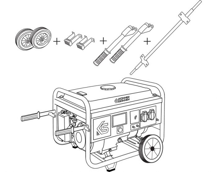 Комплект транспортувальний Konner&Sohnen KS 3 KIT D20.5см 5.6кг