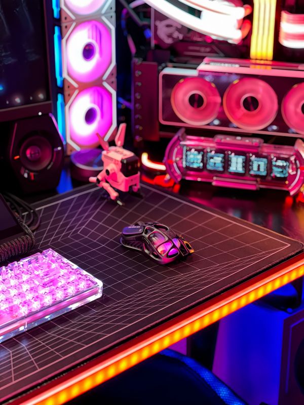 Миша GravaStar Mercury M2, BT/WL/USB-A, RGB, чорний