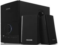 Акустична система MICROLAB M-500U 2.1, 40W, mini-jack/USB/SD, чорний