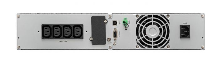 Джерело безперебійного живлення Eaton 9E, 1000VA/900W, RM 2U, LCD, USB, RS232, 4xC13